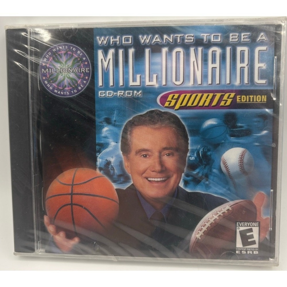 Who Wants to Be a Millionaire Sports Edition PC CD-ROM 2000 New Sealed Regis